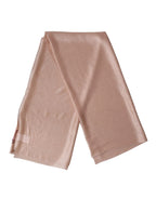 Dolce & Gabbana Light Pink Silk Foulard Wrap Shawl 119cm x 107.5cm Scarf - Zeiniez