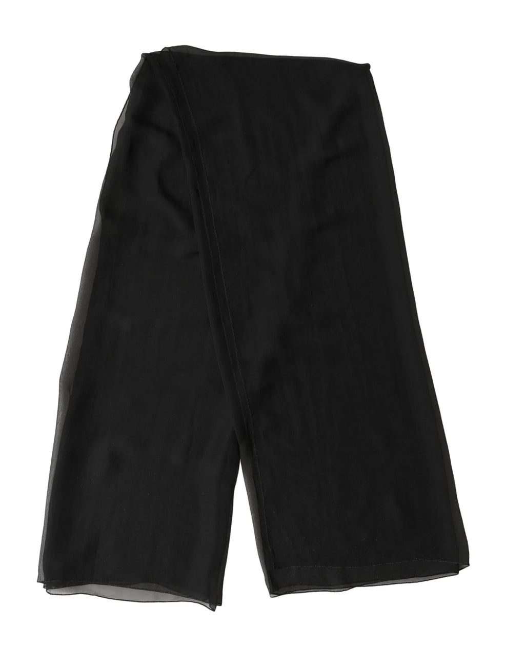 Dolce & Gabbana Black Silk Neck Wrap Shawl Stole 167cm x 126cm Scarf - Zeiniez