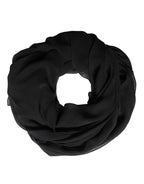 Dolce & Gabbana Black Silk Neck Wrap Shawl Stole 167cm x 126cm Scarf - Zeiniez