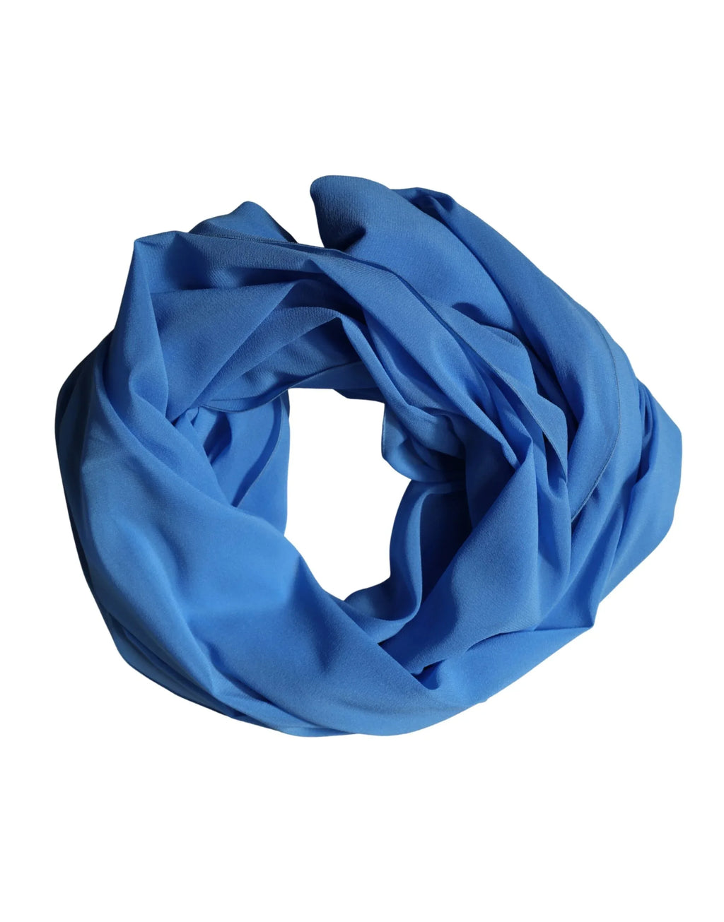 Dolce & Gabbana Blue Silk Neck Wrap Shawl Stole 200cm x 64cm Scarf - Zeiniez