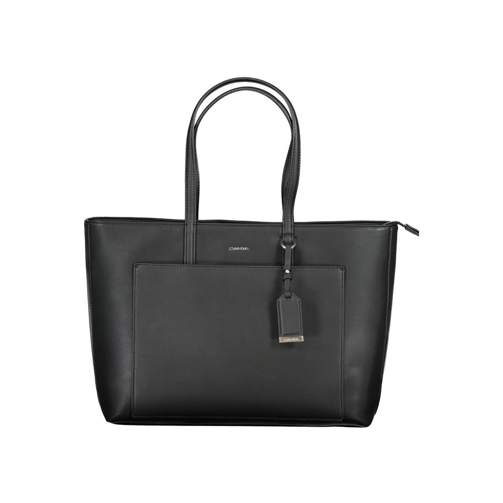 Calvin Klein Black Polyester Women Handbag
