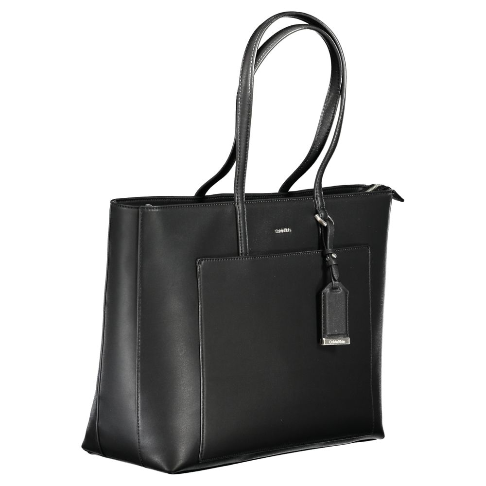 Calvin Klein Black Polyester Women Handbag