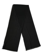 Dolce & Gabbana Black Silk Neck Wrap Shawl Stole 200cm x 64cm Scarf - Zeiniez