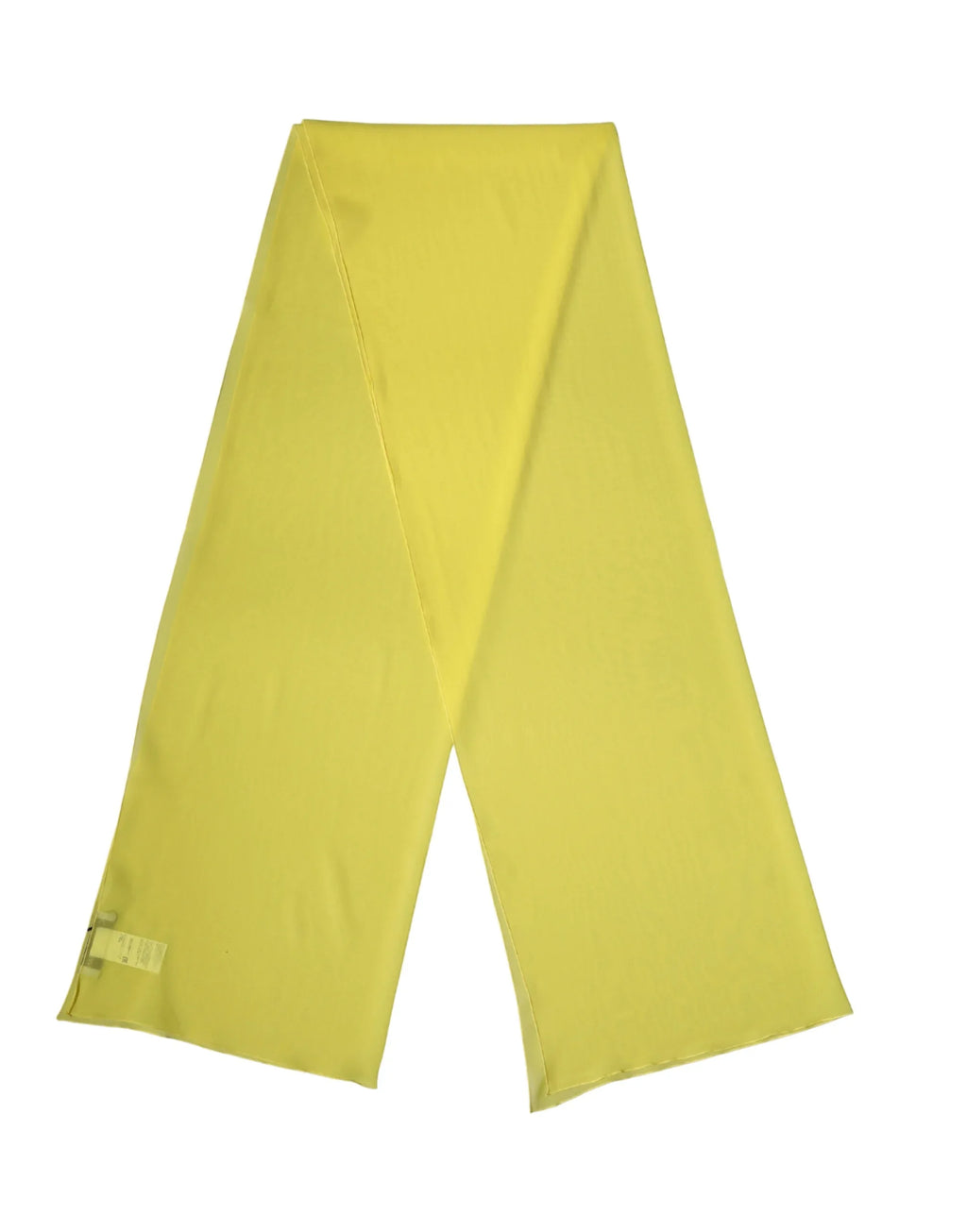 Dolce & Gabbana Yellow Silk Neck Wrap Shawl Stole 200cm x 64cm Scarf - Zeiniez