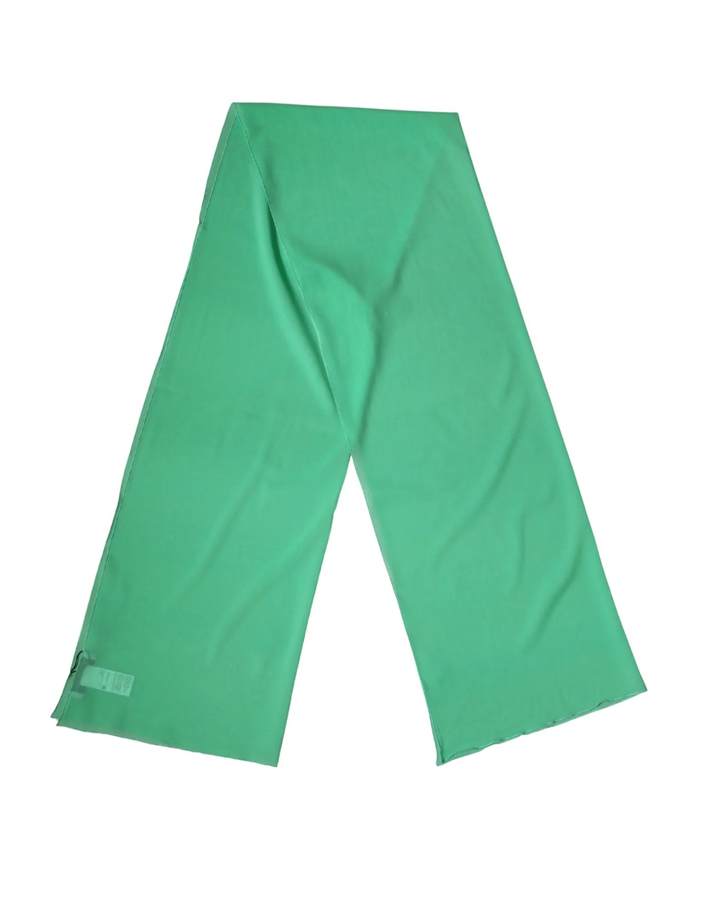 Dolce & Gabbana Green Silk Neck Wrap Shawl Stole 200cm x 64cm Scarf - Zeiniez