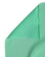 Dolce & Gabbana Green Silk Neck Wrap Shawl Stole 200cm x 64cm Scarf - Zeiniez