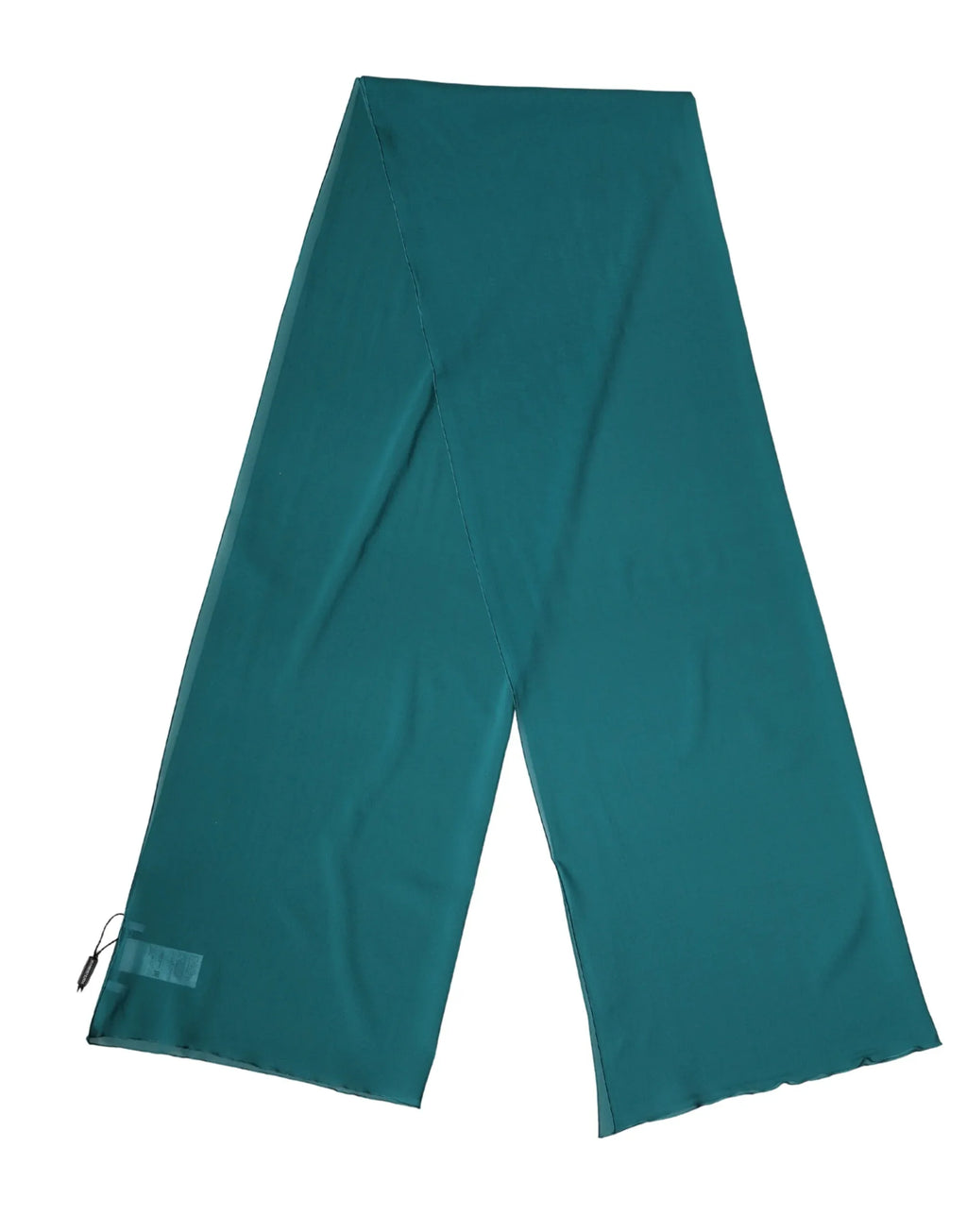 Dolce & Gabbana Blue Green Silk Neck Wrap Shawl Stole 200cm x 64cm Scarf - Zeiniez