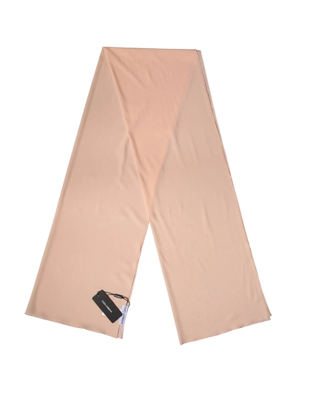 Dolce & Gabbana Peach Silk Neck Wrap Shawl Women Stole 200cm x 64cm Scarf - Zeiniez