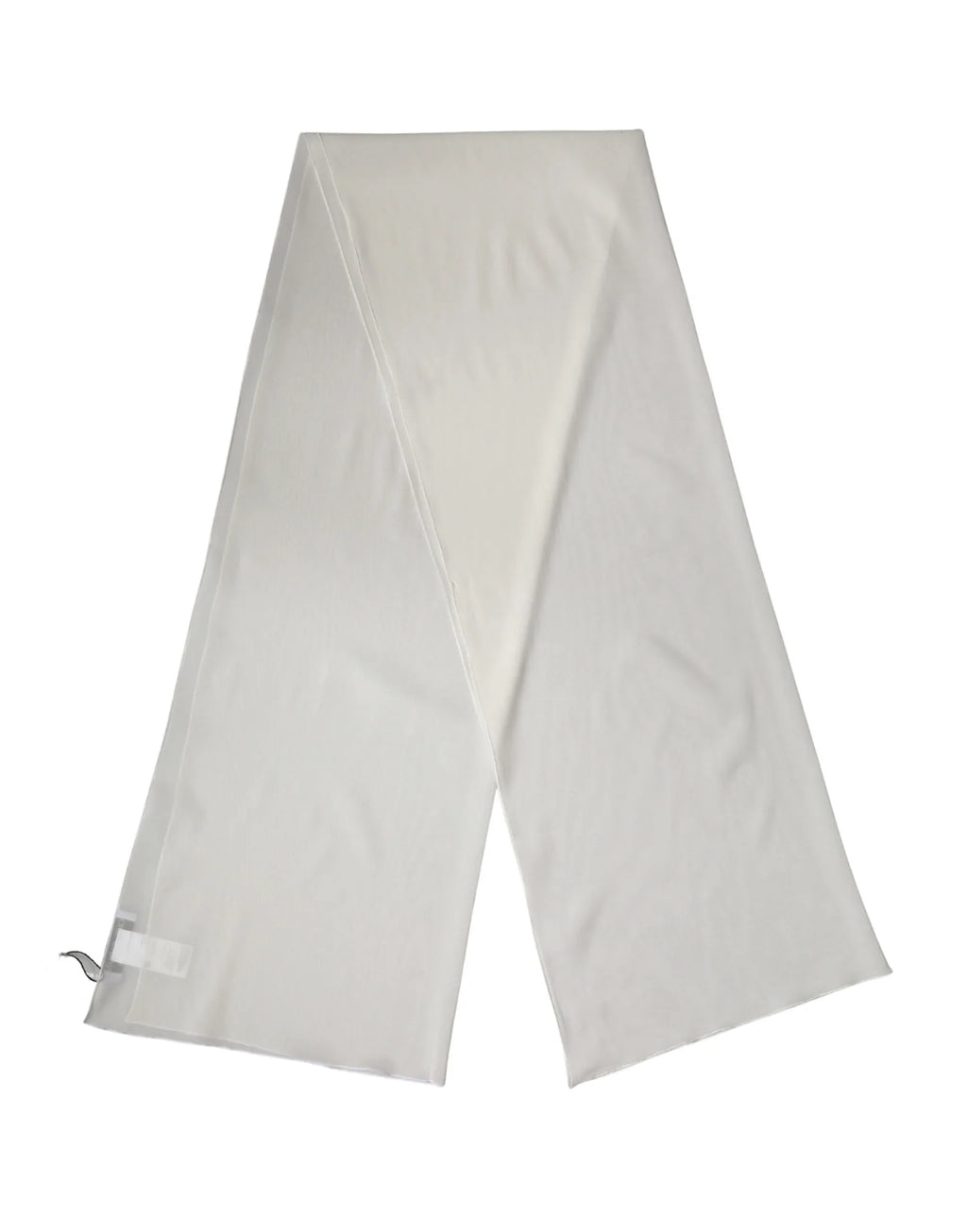 Dolce & Gabbana Off White Silk Neck Wrap Shawl Stole 200cm x 64cm Scarf - Zeiniez