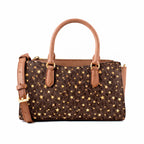 Michael Kors Brown Canvas Handbag