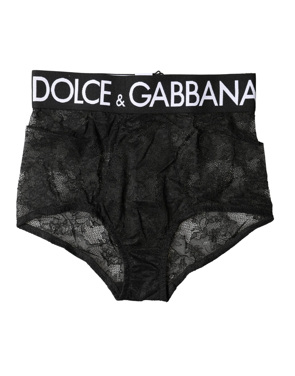 Dolce & Gabbana Black Logo Girdle High Waist Panty Underwear - Zeiniez