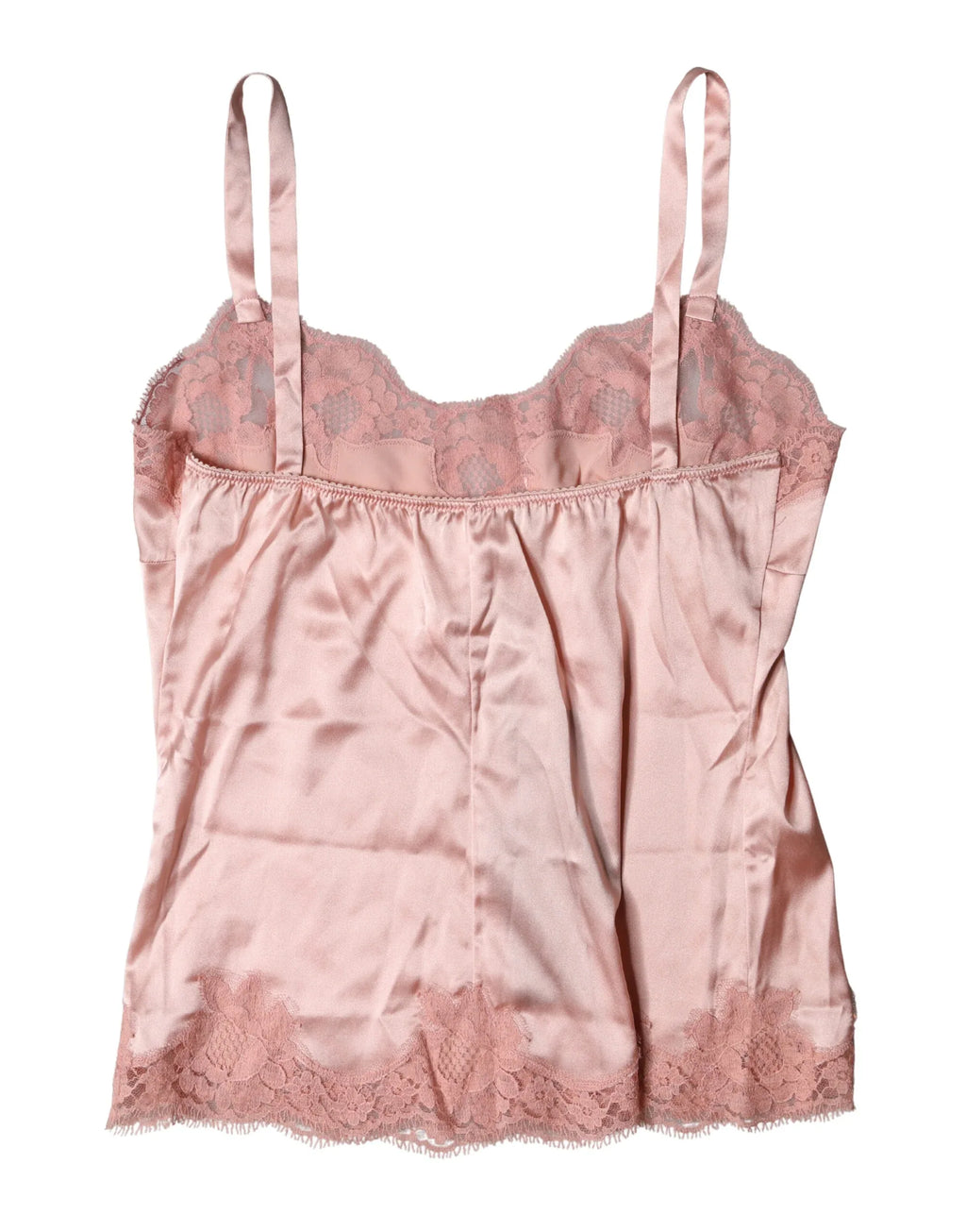 Dolce & Gabbana Light Pink Floral Lace Lingerie Top Underwear - Zeiniez