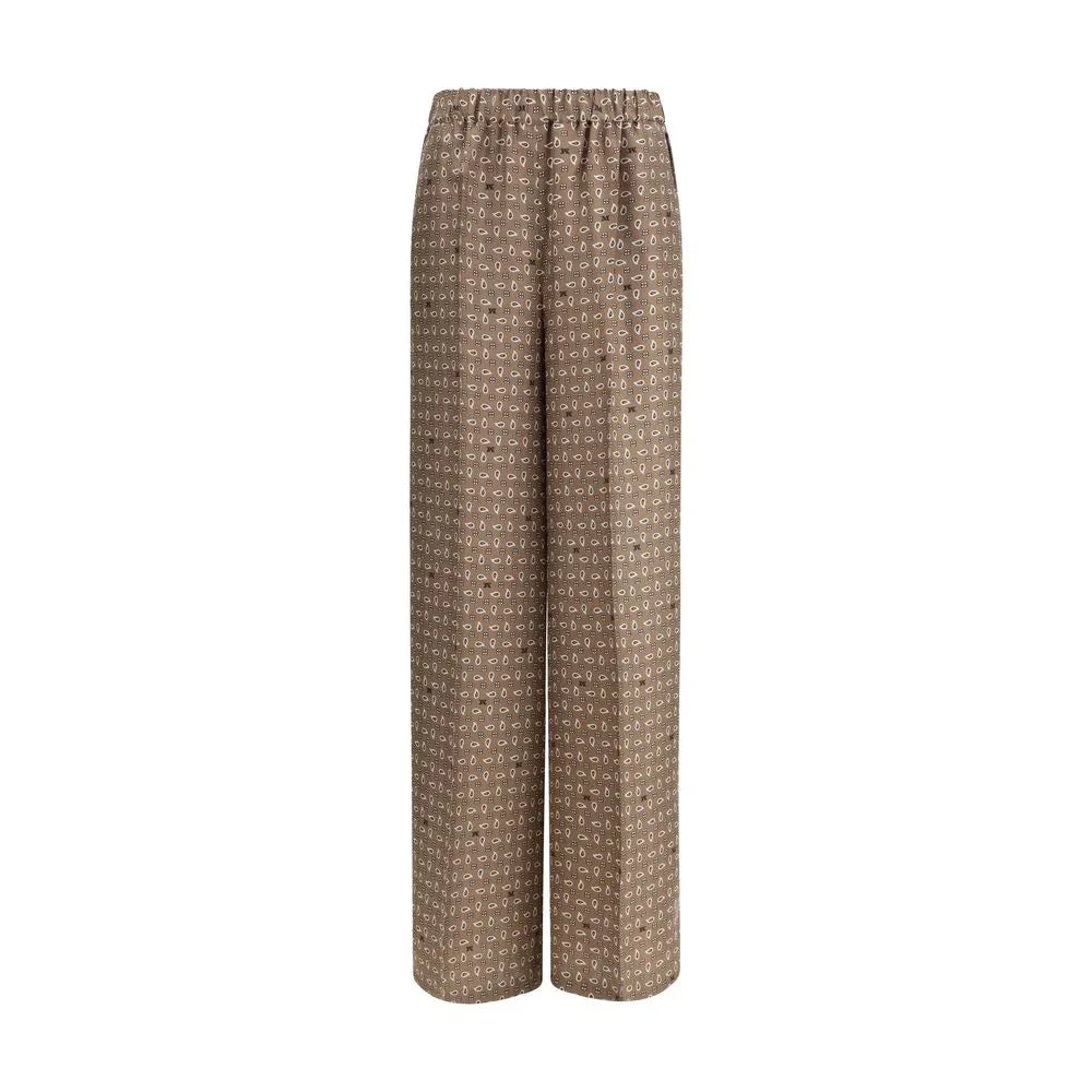Max Mara Multicolor Silk Pants - Zeiniez