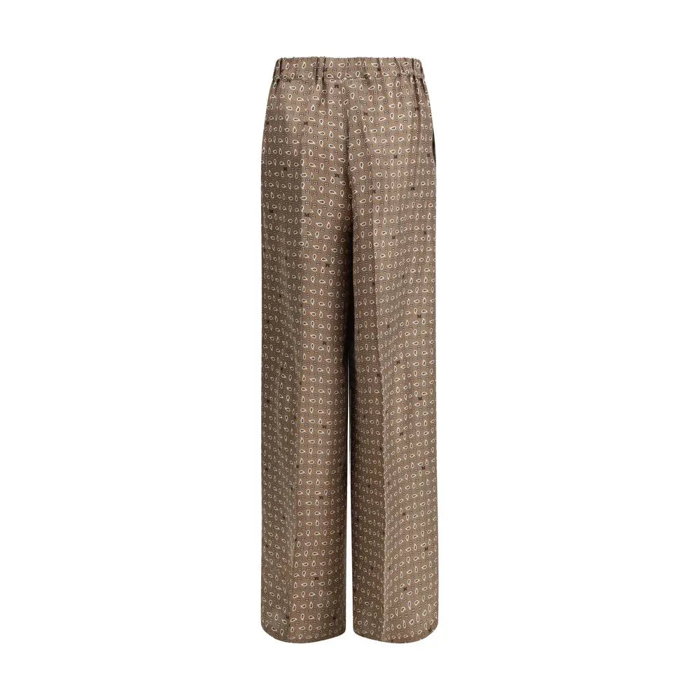 Max Mara Multicolor Silk Pants - Zeiniez