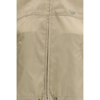 Prada Beige Recycled Polyamide Shell Jacket - Zeiniez