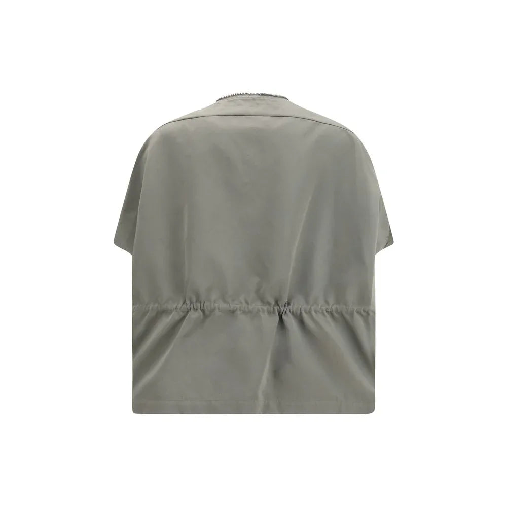 Rick Owens Bicolor Polyester Sleveless Jacket - Zeiniez