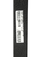 Dolce & Gabbana Black Leather Silver Chain Waist Men Belt - Zeiniez