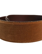 Dolce & Gabbana Brown Horse Velvet Leather Bag Accessory Shoulder Strap - Zeiniez