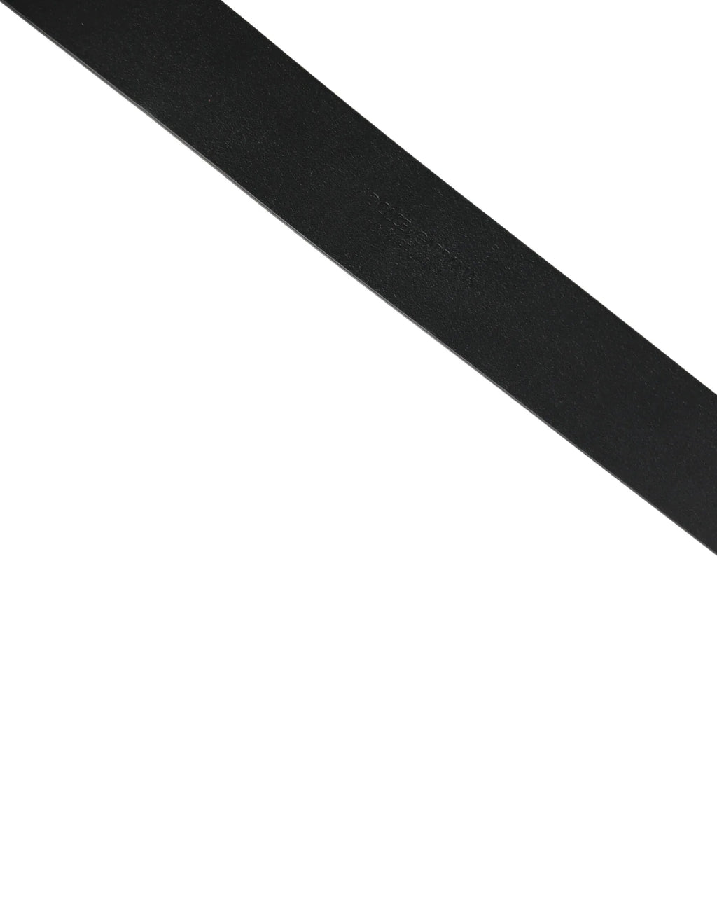 Dolce & Gabbana Black Calf Leather Gold Metal Buckle Belt - Zeiniez