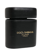 Dolce & Gabbana Black Calf Leather Logo Print Flip Holder Airpods Case - Zeiniez