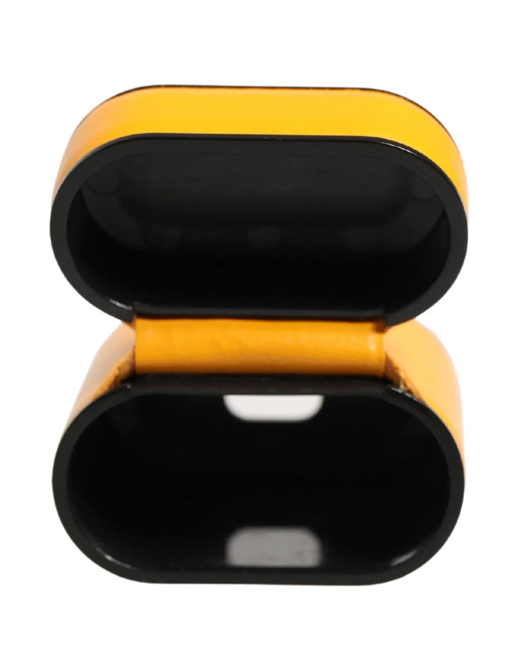 Dolce & Gabbana Case Yellow Calf Leather Logo Flip Holder Strap Airpods - Zeiniez