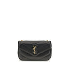 Saint Laurent Black Lamb Ovis Aries Aries Shoulder Bag - Zeiniez