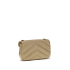 Saint Laurent Beige Lamb Ovis Aries Aries Shoulder Bag - Zeiniez