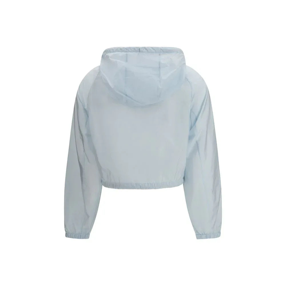 Prada Blue Recycled Polyamide Shell Jacket - Zeiniez