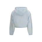 Prada Blue Recycled Polyamide Shell Jacket - Zeiniez