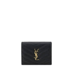 Saint Laurent Black Lamb Ovis Aries Aries Wallet