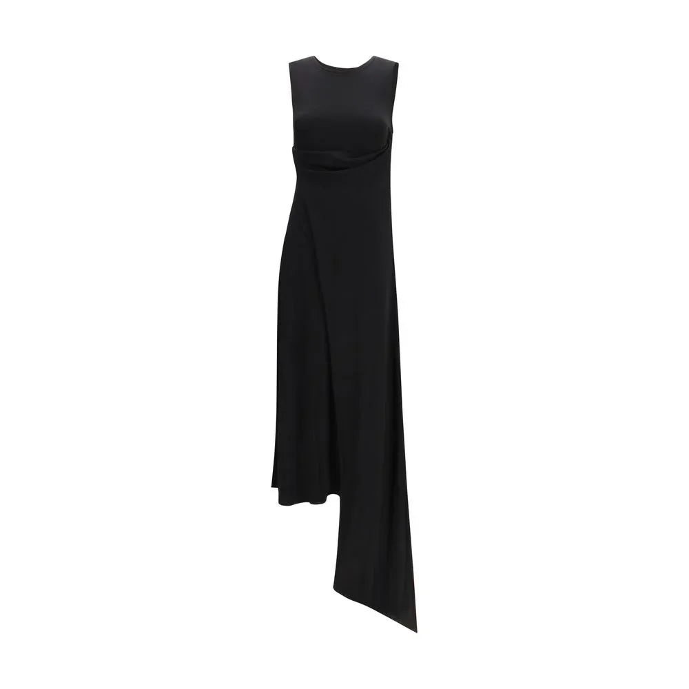Ami Paris Black Viscose Casual Dress - Zeiniez