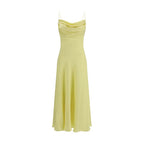 Balmain Bicolor Silk Casual Dress
