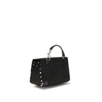 Zanellato Black Calf Leather Bos Taurus Handbag