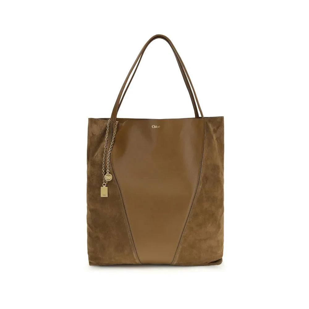 Chloé Brown Calf Leather Bos Taurus Shoulder Bag - Zeiniez