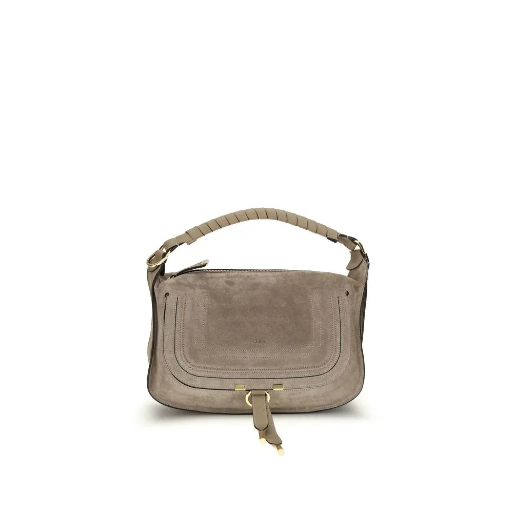 Chloé Beige Calf Leather Bos Taurus Shoulder Bag - Zeiniez