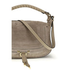 Chloé Beige Calf Leather Bos Taurus Shoulder Bag - Zeiniez