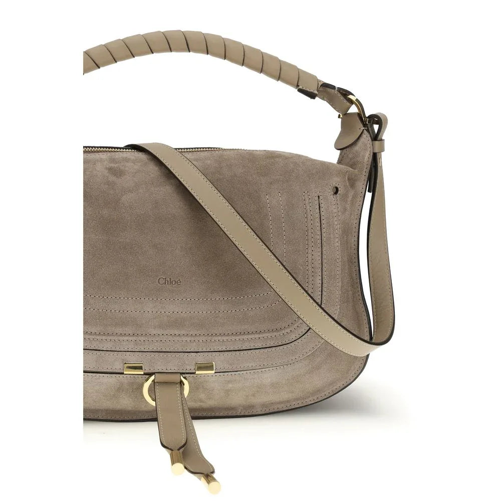 Chloé Beige Calf Leather Bos Taurus Shoulder Bag - Zeiniez