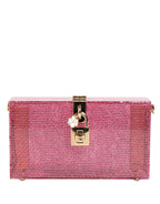 Dolce & Gabbana Pink DOLCE BOX Clutch Crossbody Women Evening Borse Bag - Zeiniez
