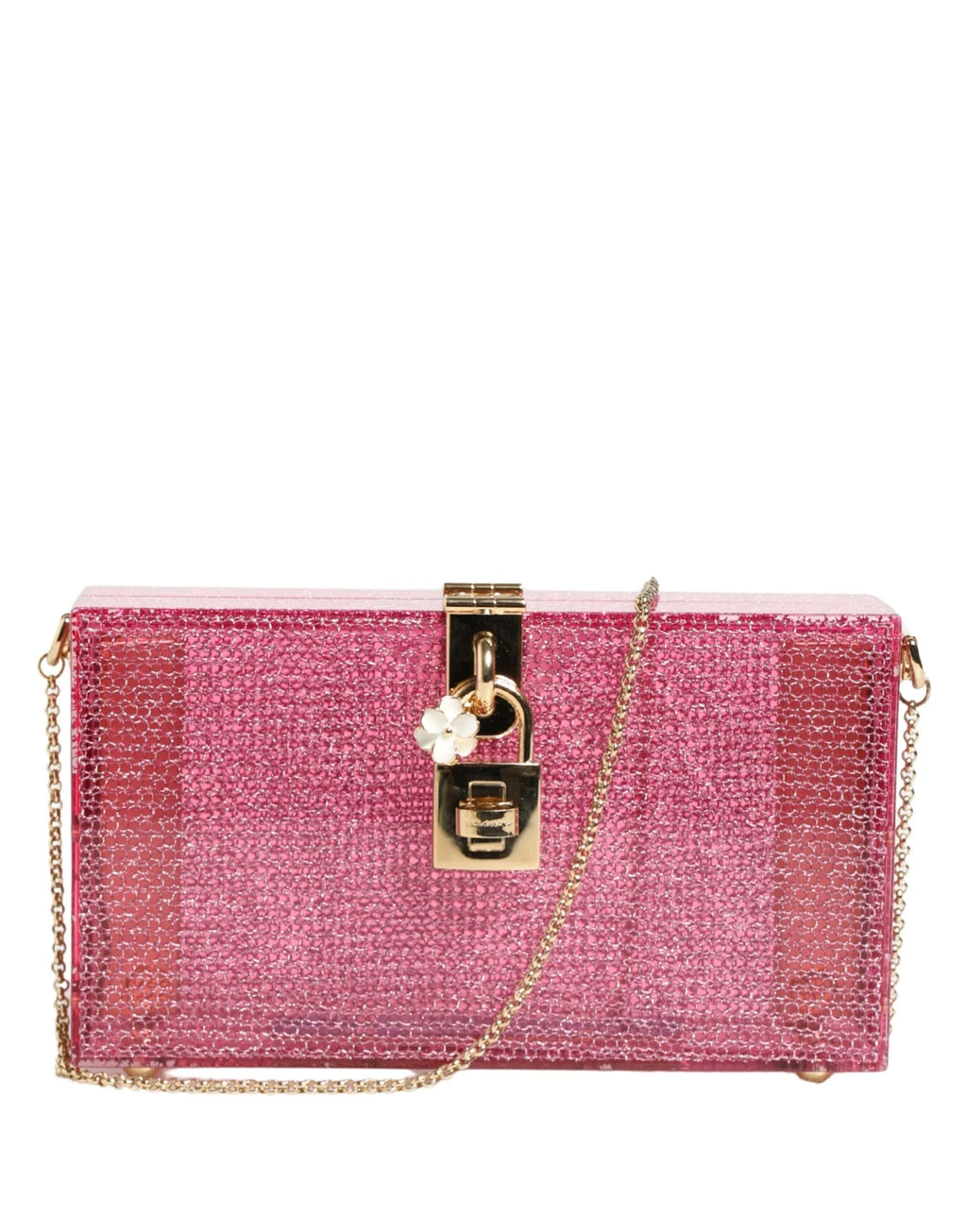 Dolce & Gabbana Pink DOLCE BOX Clutch Crossbody Women Evening Borse Bag - Zeiniez