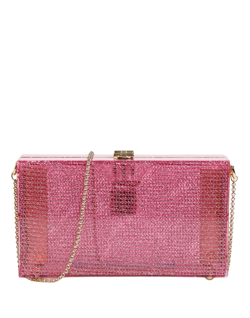 Dolce & Gabbana Pink DOLCE BOX Clutch Crossbody Women Evening Borse Bag - Zeiniez
