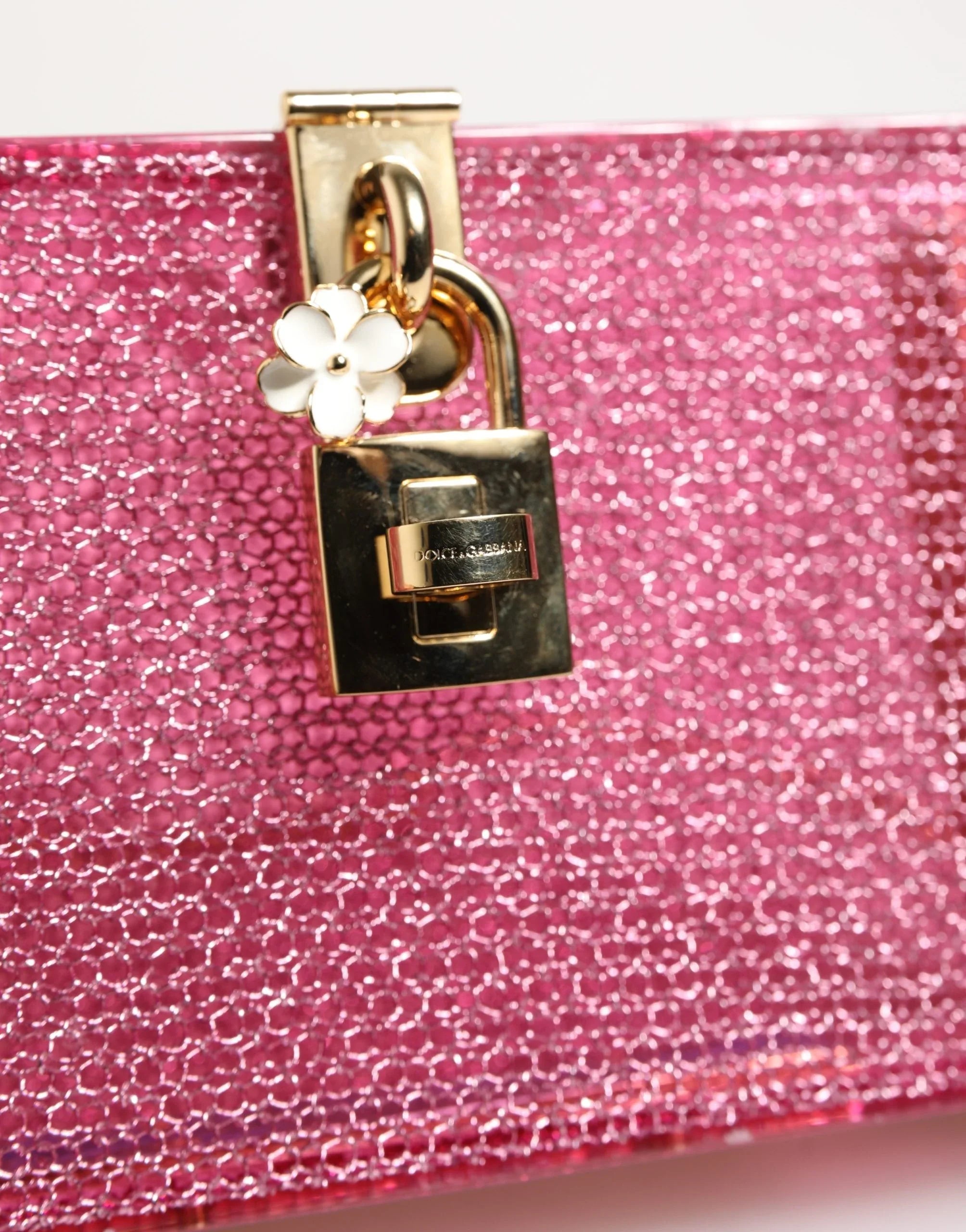 Dolce & Gabbana Pink DOLCE BOX Clutch Crossbody Women Evening Borse Bag - Zeiniez