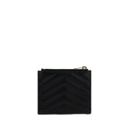 Saint Laurent Black Calf Leather Bos Taurus Wallet