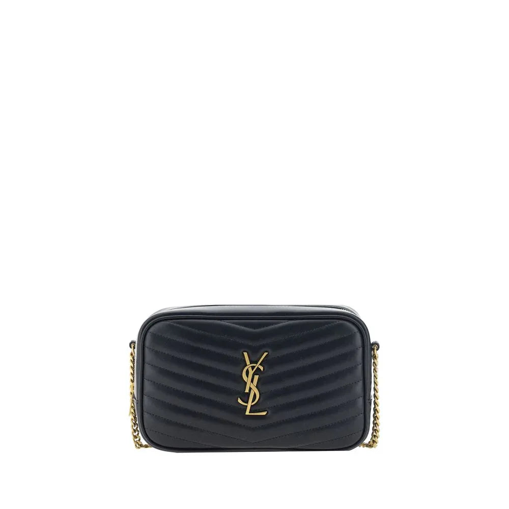 Saint Laurent Black Calf Leather Bos Taurus Shoulder Bag - Zeiniez