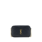 Saint Laurent Black Calf Leather Bos Taurus Shoulder Bag - Zeiniez