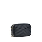 Saint Laurent Black Calf Leather Bos Taurus Shoulder Bag - Zeiniez