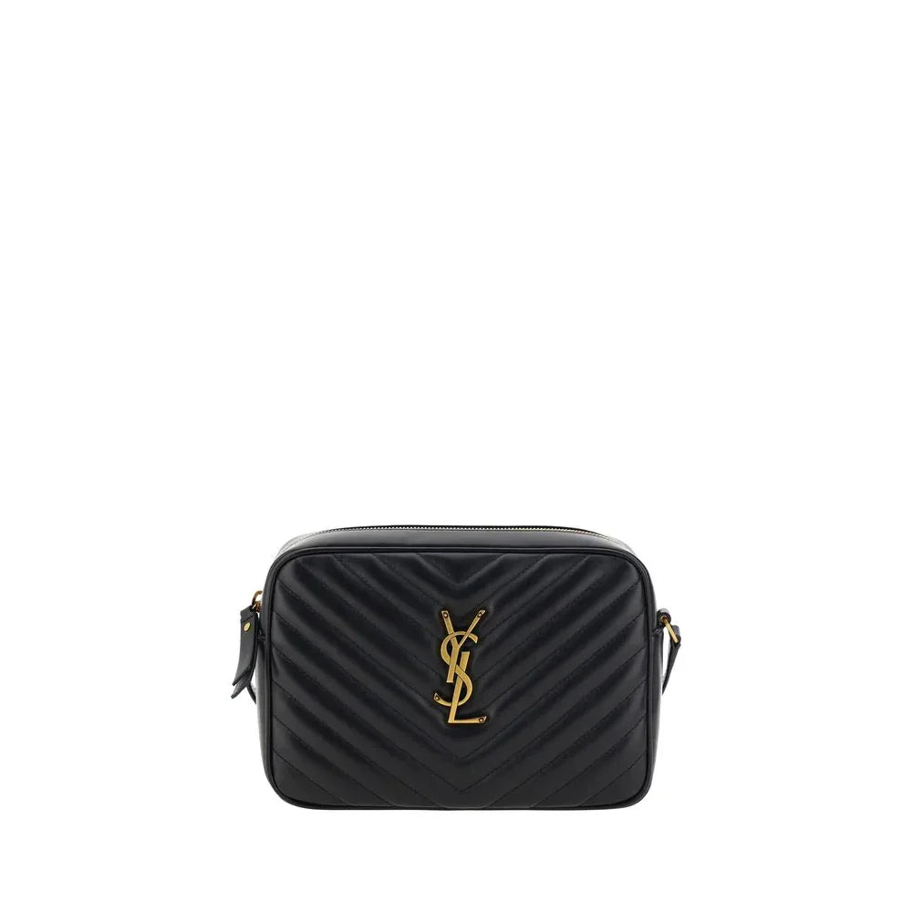 Saint Laurent Black Calf Leather Bos Taurus Shoulder Bag - Zeiniez