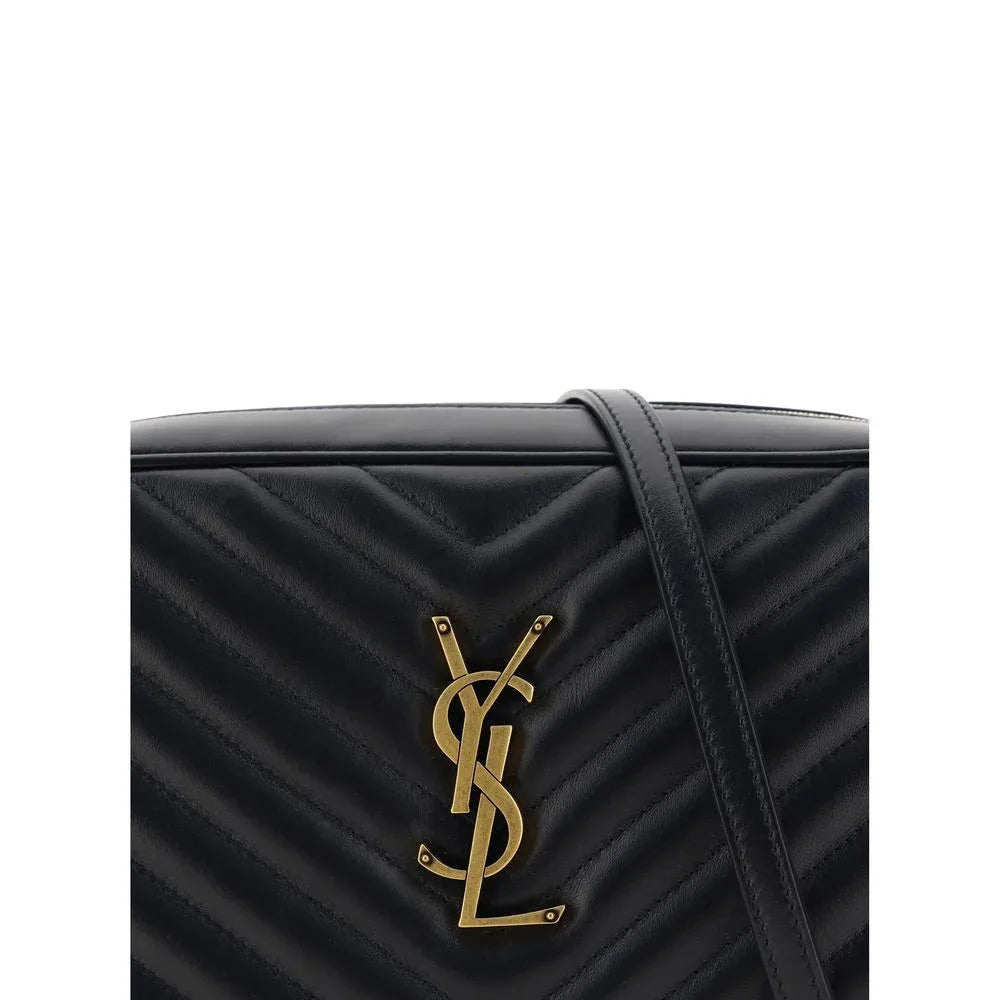 Saint Laurent Black Calf Leather Bos Taurus Shoulder Bag - Zeiniez