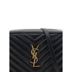 Saint Laurent Black Calf Leather Bos Taurus Shoulder Bag - Zeiniez