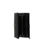 Saint Laurent Black Calf Leather Bos Taurus Wallet