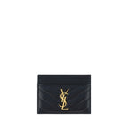 Saint Laurent Black Lamb Ovis Aries Aries Wallet